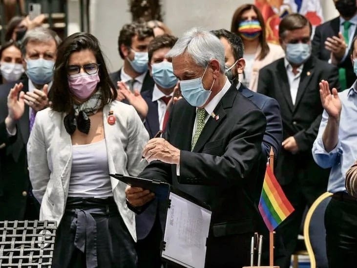 Same-sex marriage is now legal in Chile