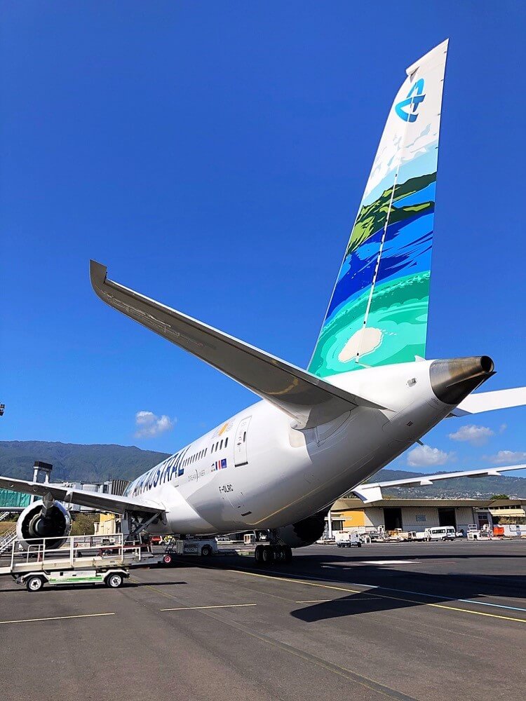 Air Austral: Sự trở lại của Dreamliner trong màu sắc của đầm phá