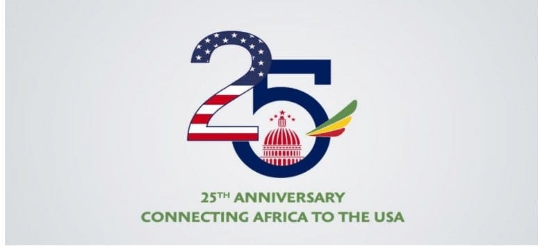 Ethiopian Airlines viert 25 jaar vliegen van Addis Abeba naar de VS