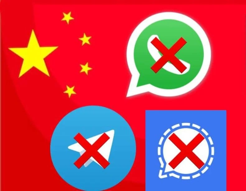 Ua pāpā ʻo Kina iā WhatsApp, Signal, Telegram mai AppStore
