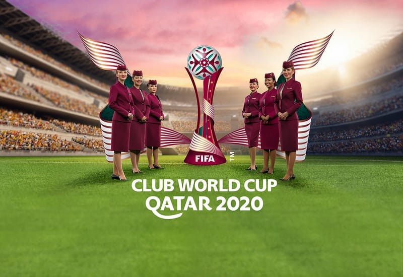 Qatar Airways ໄດ້ຕັ້ງຊື່ສາຍການບິນທາງການຂອງ FIFA Club World Cup