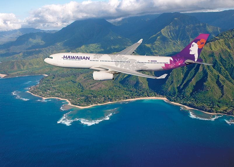 O malaga fou a Hawaii mai Seattle, San Francisco ma Los Angeles i le Hawaiian Airlines i le taimi nei.