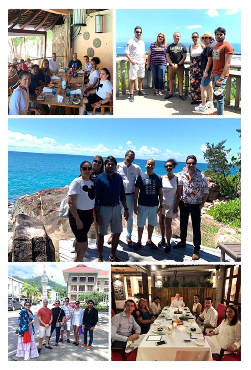 Top-selling agents of Emirates Holidays visit Seychelles on FAM trip