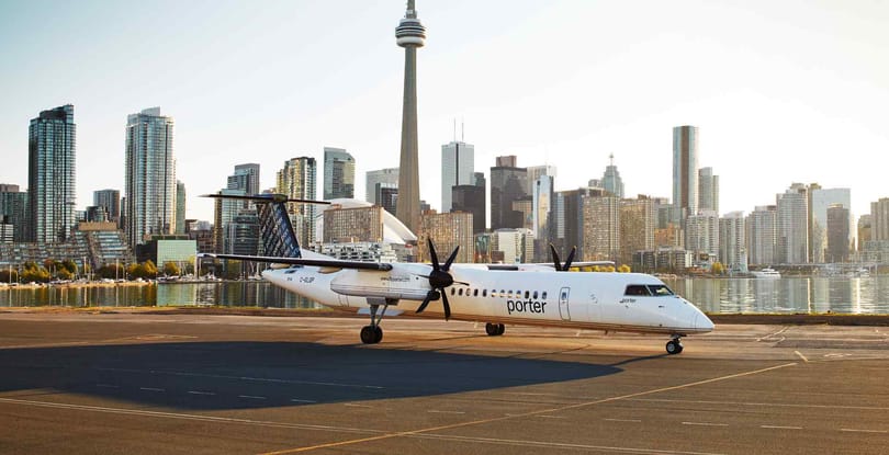 Porter Airlines aproveita o programa federal de subsídio salarial do Canadá