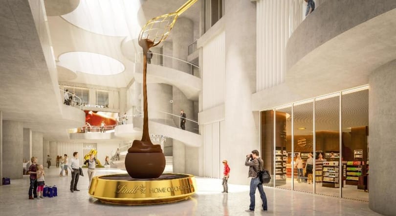 Maailman suurin Lindt-suklaakauppa ja museokynät Zürichissä 13. syyskuuta