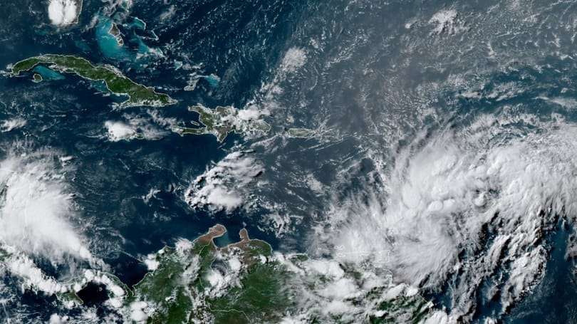 St. Kitts kahjustamata potentsiaalse troopilise tsükloni nr 9 poolt