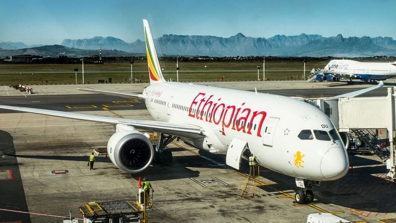 Ekipa Boeing miaraka amin'ny Airlines Ethiopian hanampy ireo mila fanampiana
