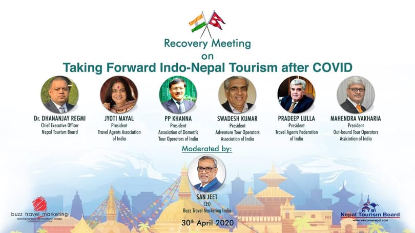 Nepal Turisi Komiti: Avea i luma Indo-Nepal Turisi ina ua maeʻa COVID faʻalavelave