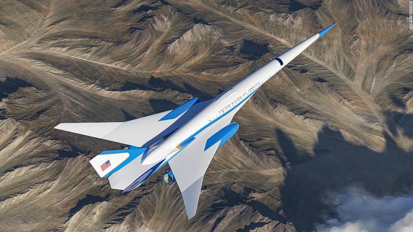 Air Force One inoenda supersonic