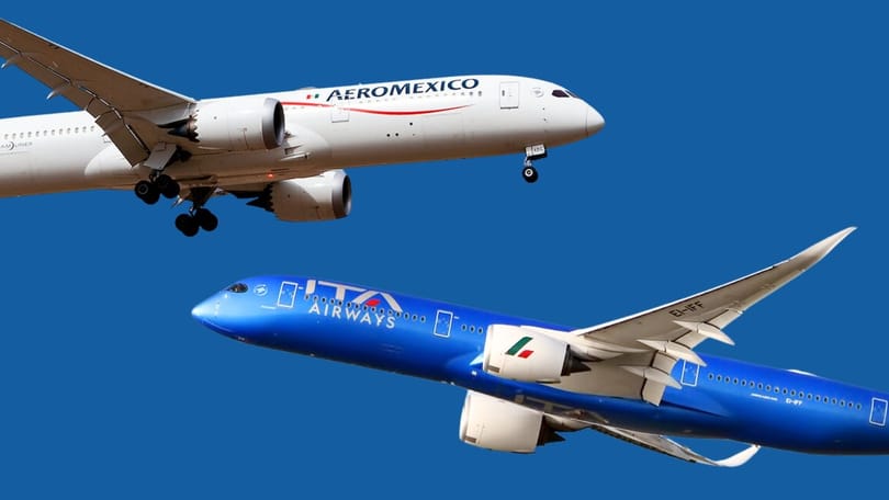 Aeromexico na ITA Airways mara ọkwa Codeshare ọhụrụ