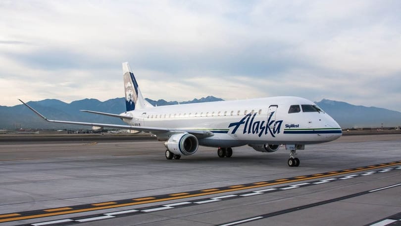 I-Alaska Airlines isungula inkonzo ye-Embraer 175 eAlaska