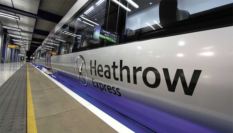 Heathrow Express asanseur restriksyon pik ak koupe-pik