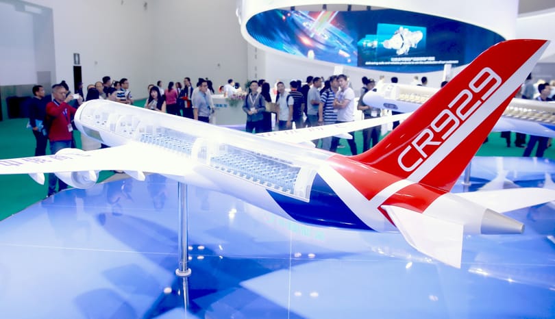 Rússia e China trabalham em novo avião de passageiros de longo alcance de fuselagem larga