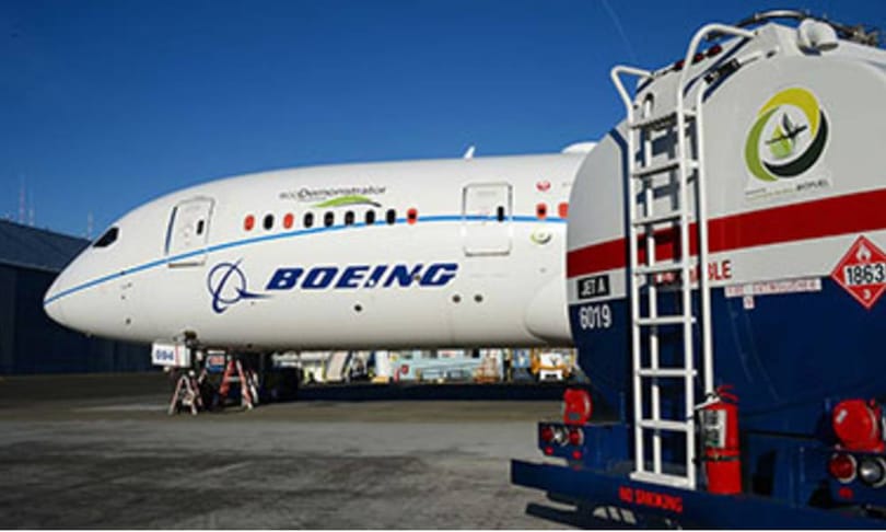 בואינג מתחייבת לספק מטוסים מסחריים מוכנים לטוס בדלק בר-קיימא של 100%