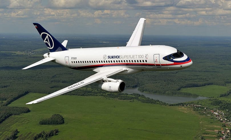 Krievija apsver iespēju 16 Pakhoi Superjet SSJ-100 lidmašīnas pārdot Pakistānai