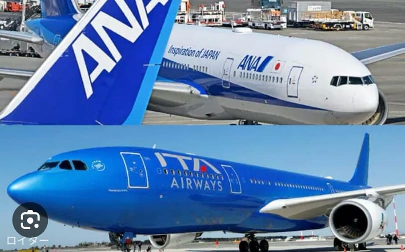 ANA och ITA Airways Codeshare på flyg från Japan till Italien