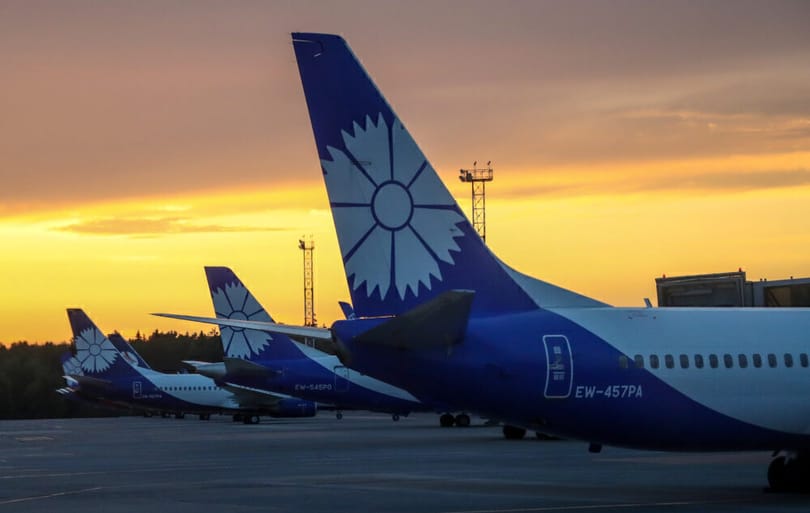 בלביה מבטלת את טיסות בלגרד, בודפשט, קישינב וטאלין עקב איסור טיסה של האיחוד האירופי ואוקראינה