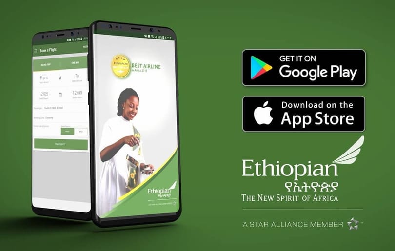 Ohun elo Mobile Mobile ti Etiopia ti o gbajumọ pẹlu awọn iwe atẹwe