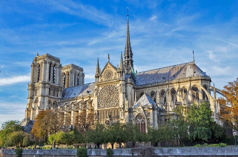 Sistemi unik i mbrojtjes nga zjarri Notre Dame para zjarrit
