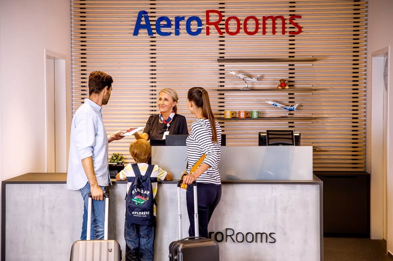 Pragflugvöllur opnar AeroRooms Hotel á bak við vegabréfaeftirlit