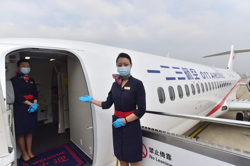 חברת התעופה OTT החדשה מבצעת טיסת עלמה משנחאי לבייג'ינג