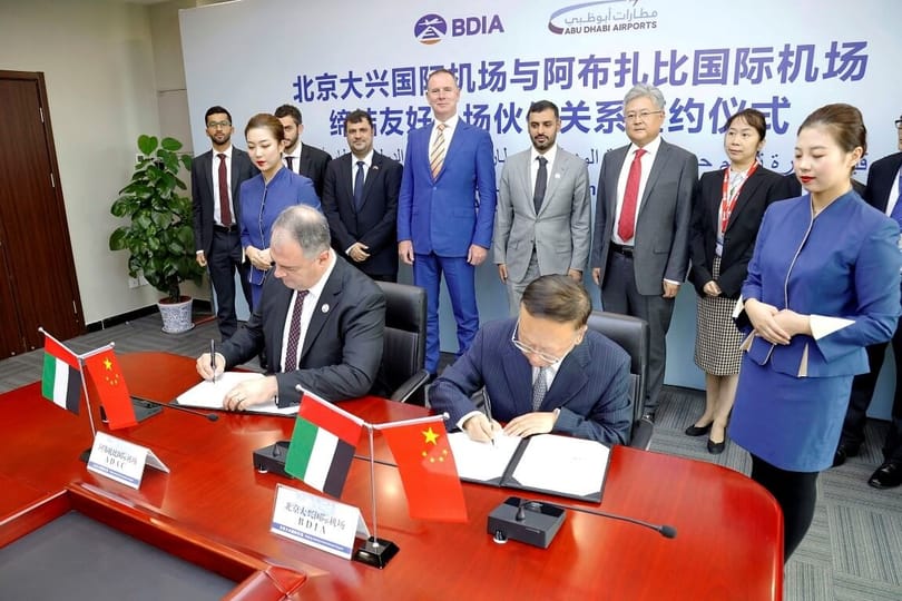 UAE och huvudstadsflygplatser i Kina arbetar tillsammans