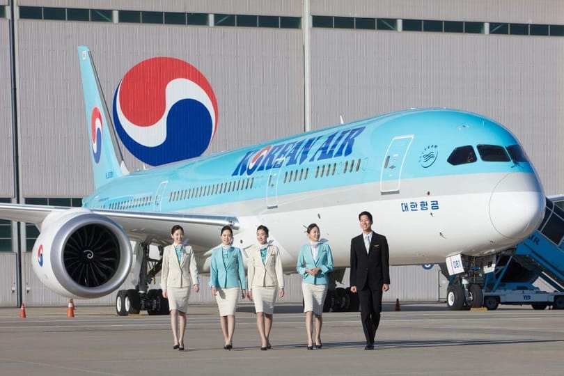 Spoločnosť Korean Air pristáva na budapeštianskom letisku