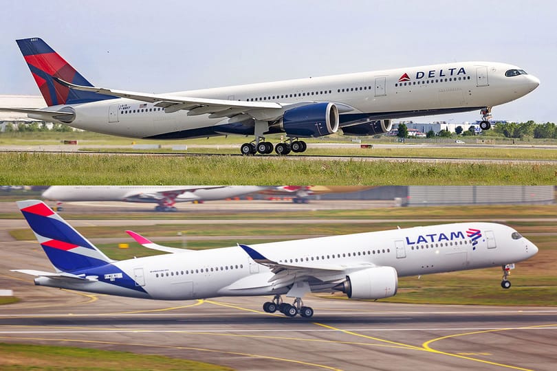 Delta Air Lines ak LATAM siyen trans-Ameriken Joint Venture Akò