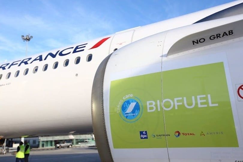 Air France je prva letalska družba, ki je uvedla novo doplačilo za biogoriva