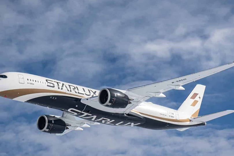 Sefofane sa New Taipei se eang Los Angeles ka STARLUX Airlines