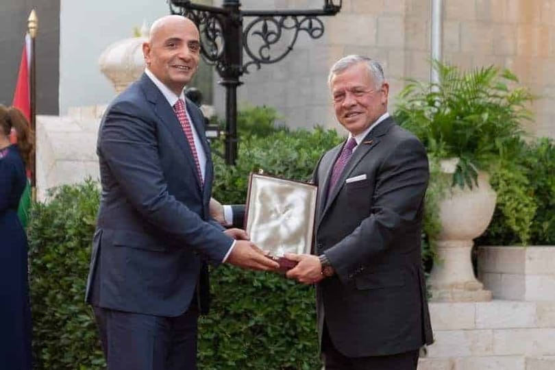Jordan Tourism Board tilldelas Order of Al Istiqlal of First Degree