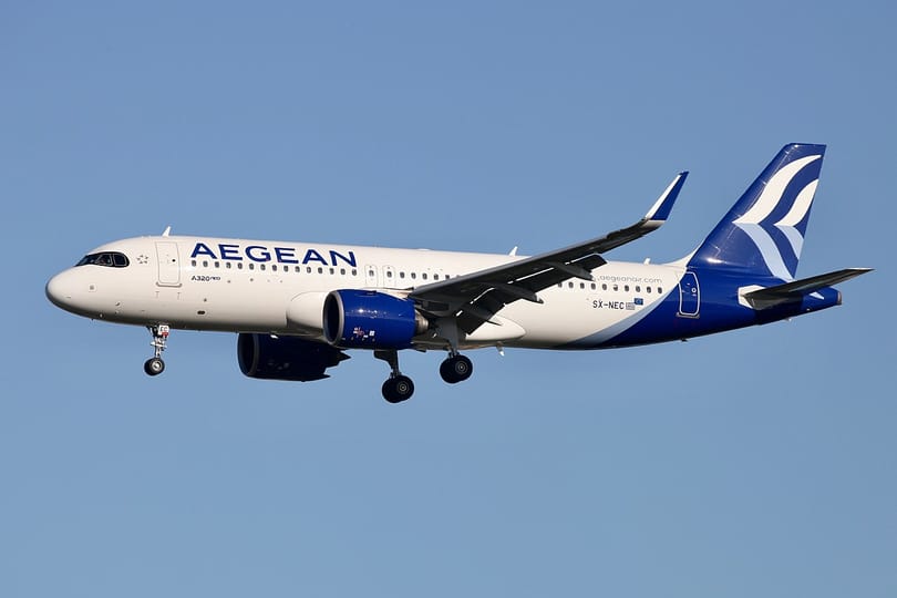 Grieķijas Aegan Airlines | Foto: Wikimedia Commons