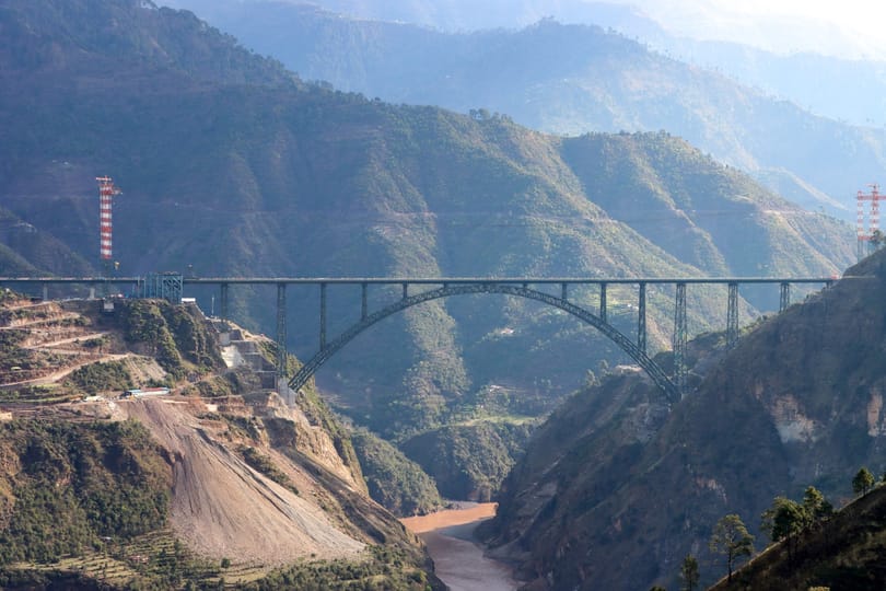 सबसे ऊंचा रेलवे पुल