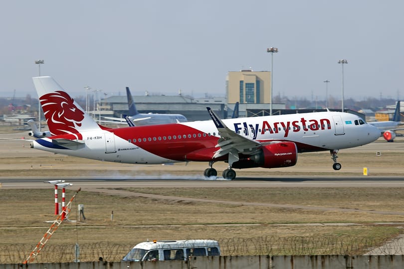 FlyArystan e atolosa likepe tsa eona tsa Airbus A320