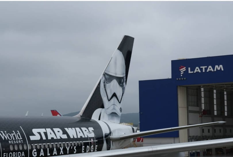 LATAM- ის 'Stormtrooper Plane' დაეშვა ბრაზილიაში