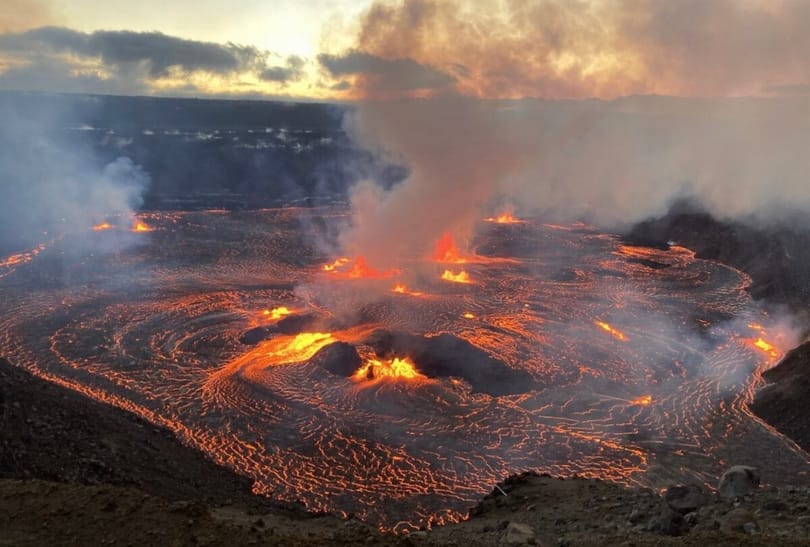 Vulkaan Hawaii Kīlauea barst uit, geen bedreiging voor de openbare veiligheid