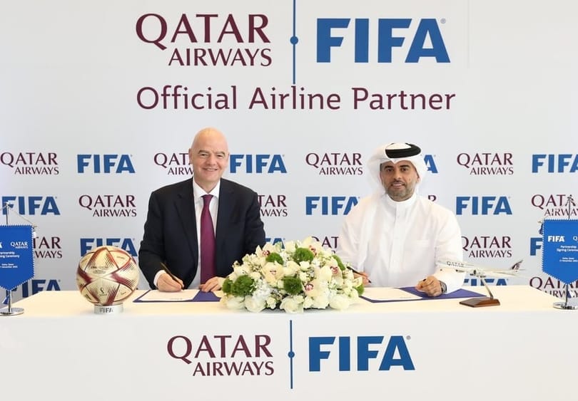 Qatar Airways verlängert Partnerschaft mit der FIFA bis 2030