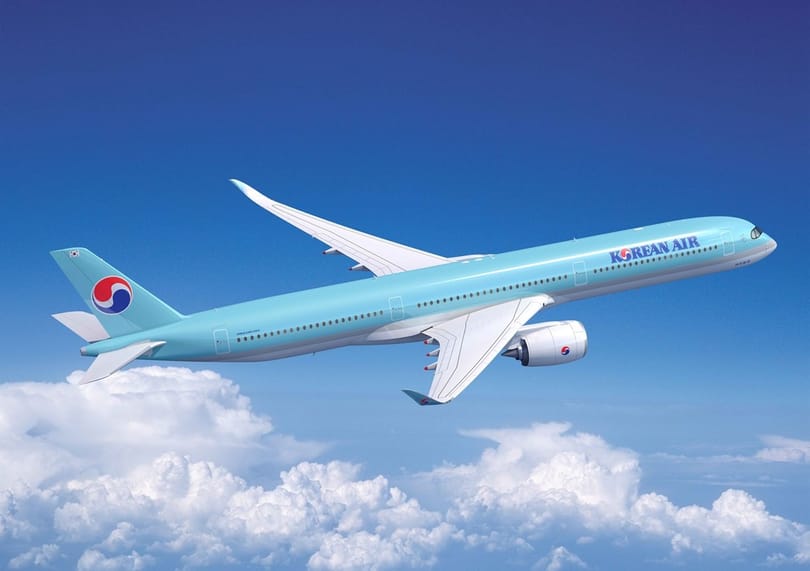 Korean Air demana 33 avions Airbus A350