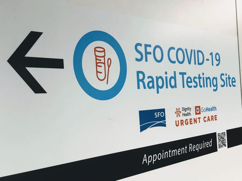 San Francisko pirmasis JAV oro uostas pradėjo greitą COVID-19 testavimą