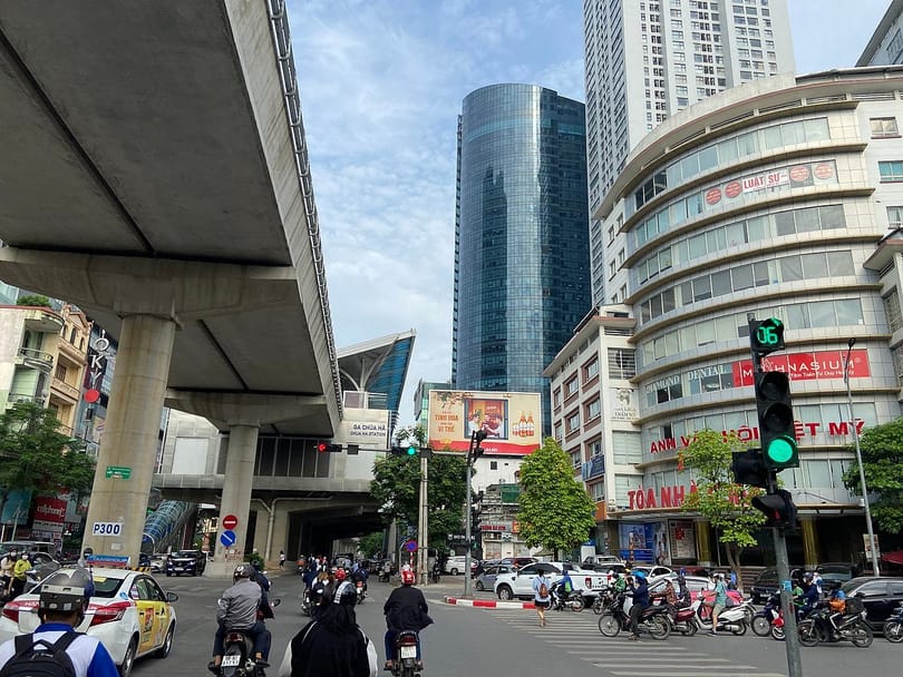 Hanois erhöhte U-Bahn-Linie