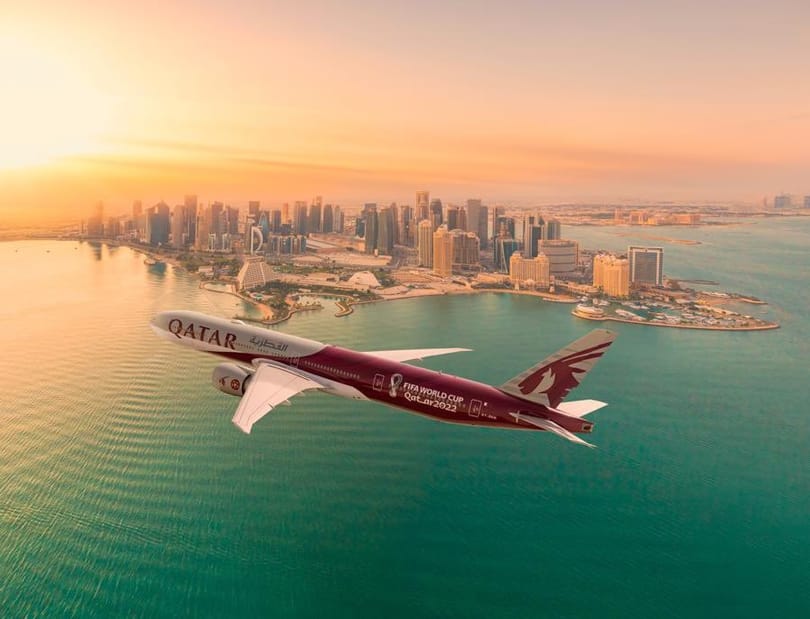 Дохадан Кассимге, Сауд Арабиясына Qatar Airways ұшағы қайтып келеді