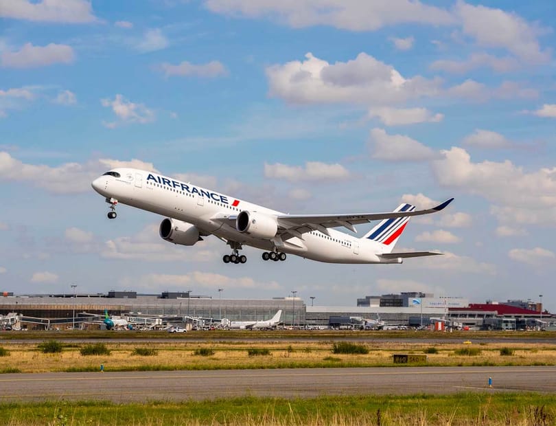 Air France-KLM tilaa 10 uutta Airbus A350 XWB -konetta