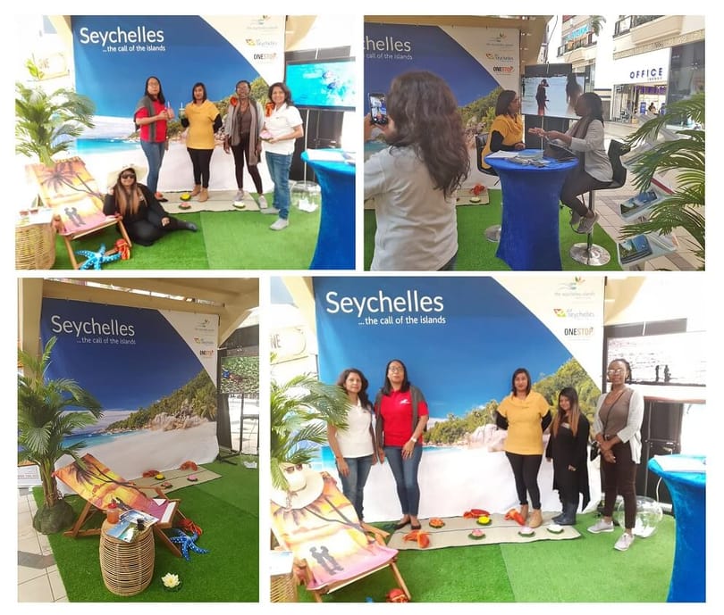 Suasana tropis Seychelles nyebar ing pusat perbelanjaan Durban