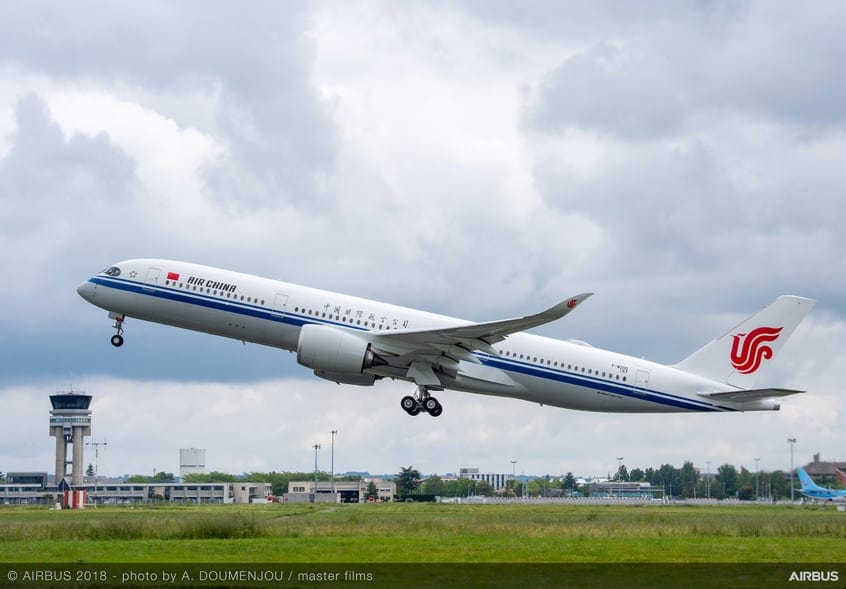 A350-900-Air-China-MSN167-lepas landas-