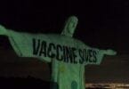 Vaccine evangelism: Rio’s Christ the Redeemer lit up with Vaccine Saves sign
