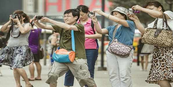 Turistas chinos