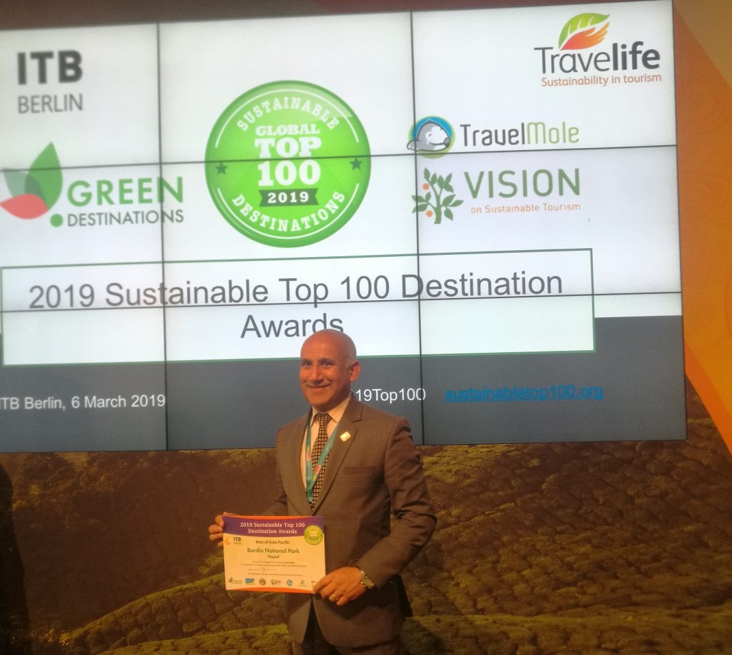 , Bardiya National Park gets Sustainable Destination Award at ITB, eTurboNews | eTN