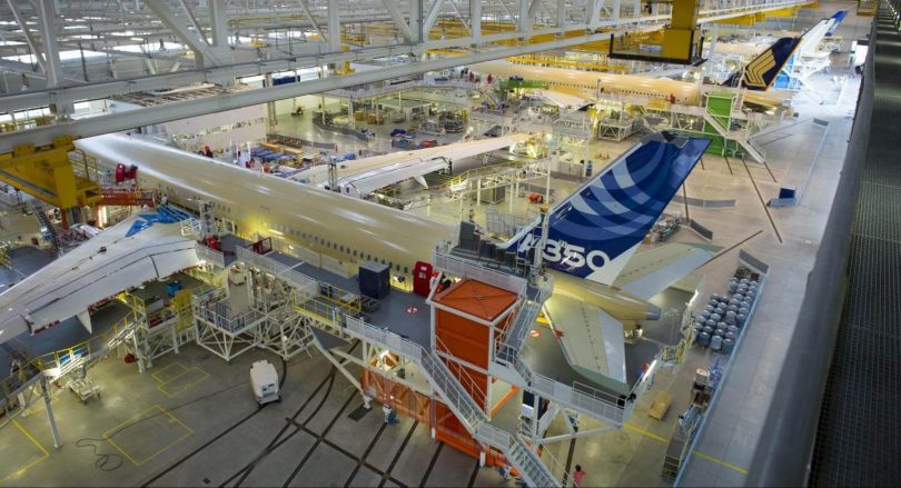 Airbus: el negocio creció en agosto