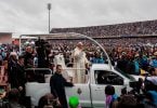 Påven Franciskus fortsätter att turnera i södra Afrika