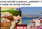 Turistas tchecos se hospedam em hotéis baratos na Croácia